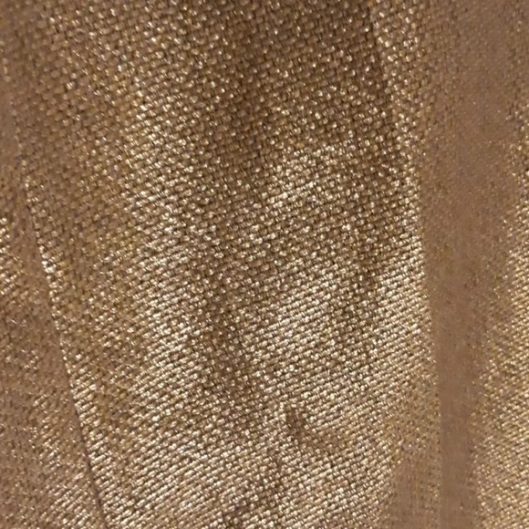NEW Tory Burch Gold Basketweave Pant 2 - Picture 5 of 8